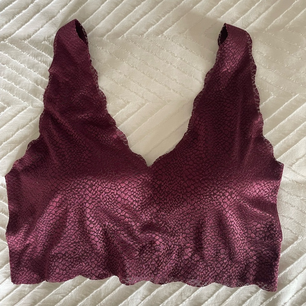 sophie b Oxblood Bra Top in size Large